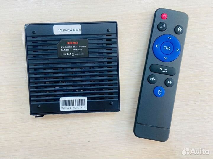 Тв-приставка H96 MAX 2/16 Gb