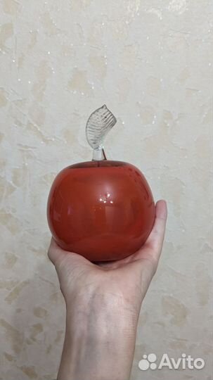 Стеклянное яблоко из Гусь-Хрустального осз