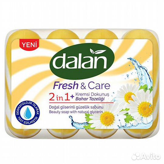Мыло dalan Fresh&Care Весенняя cвежесть 4шт 90г