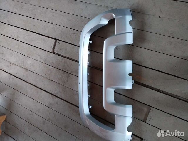 Накладка переднего бампера renault duster