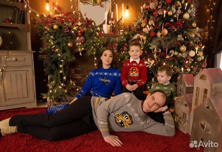 Свитер факультет Хогвартса Гарри Поттер Гриффиндор