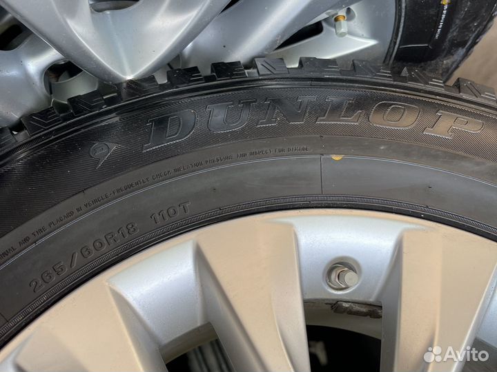 R18 Dunlop SP Winter Ice 01 265/60, PCD 6x139.7 DIA 106.1