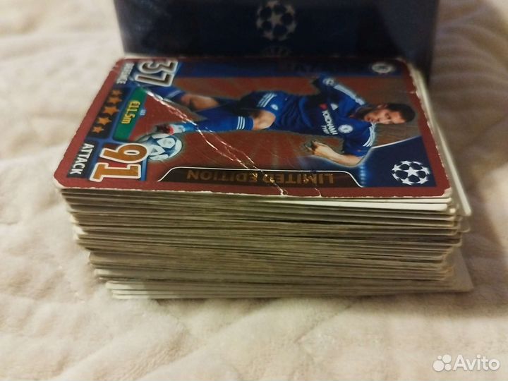 Фут. карточки уефа 2015года(60 штук в наборе)