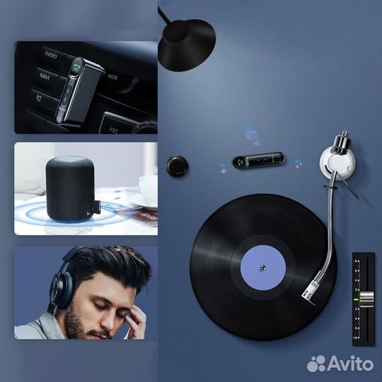 Проигрыватель Bluetooth AUX Baseus Qiyin AUX Car