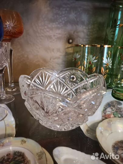 Хрустальная ваза