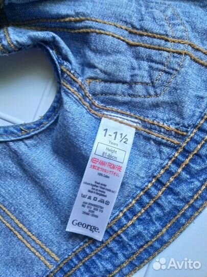 Детская джинсовая жилетка