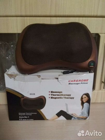 Массажер подушка для шеи, спины, поясницы, ног