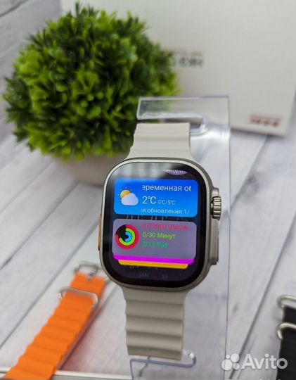 Apple Watch 9 Ultra 2 (Очень плавное меню) 90гц