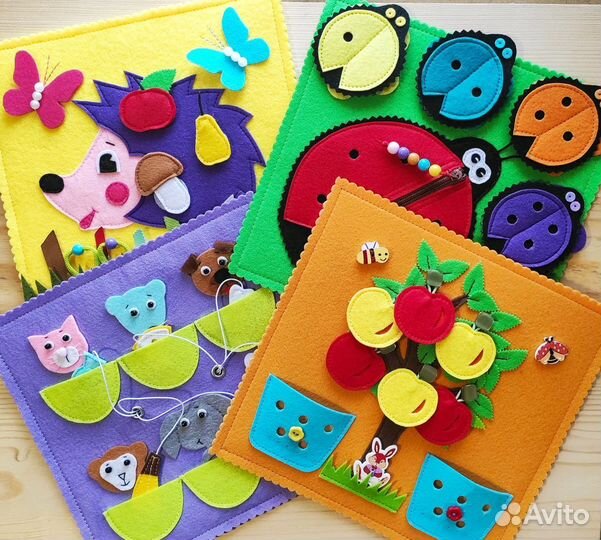 Книга игрушка из фетра