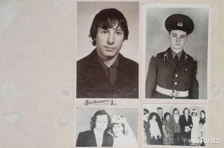 Старинный фотоальбом СССР с фотографиями