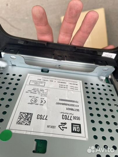 Штатная магнитола шевроле круз