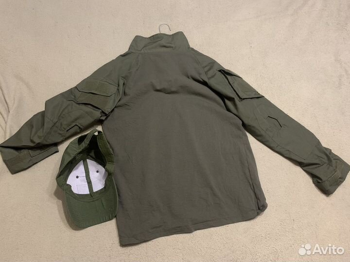 Тактическая рубашка (хаки) +тактическая кабура