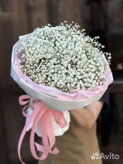 Букет из гипсофилы с доставкой24 в наличии