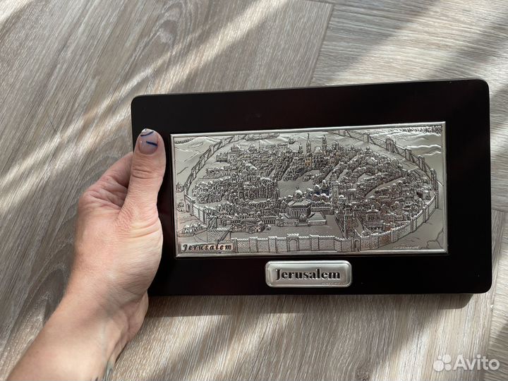 Серебряная картина в раме Hazorfim