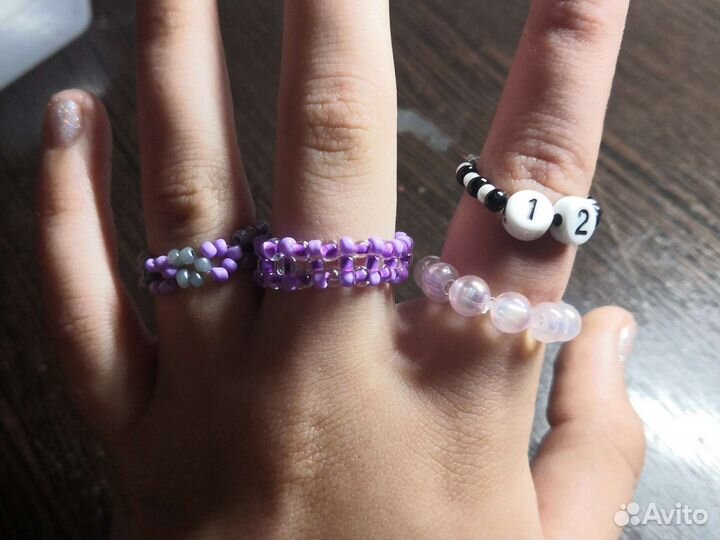 Кольцо из бисера