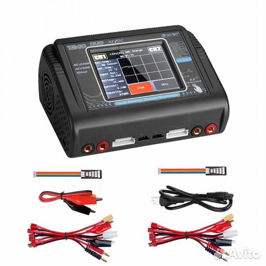 Зарядка lipo/nimh htrc T240 Duo 2-х портовая
