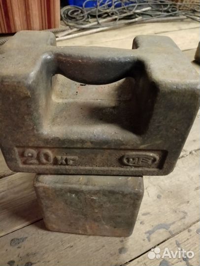 Гиря квадратная 20 кг