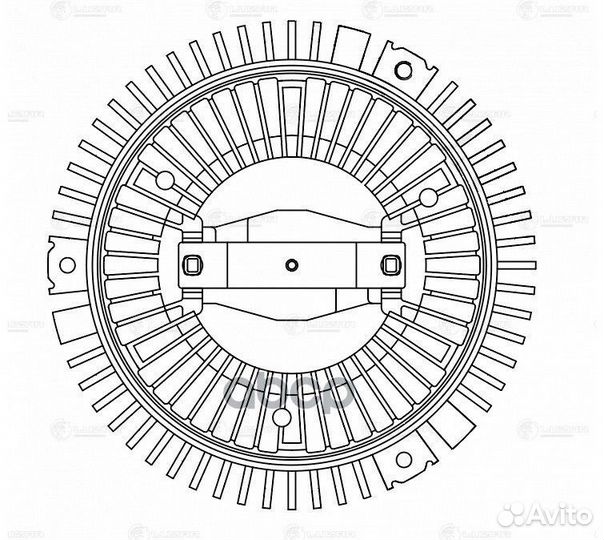 Вискомуфта привода вентилятора LMC 15163 luzar