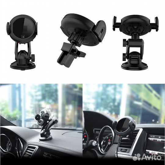 Holder С беспроводной зарядкой Leeioo