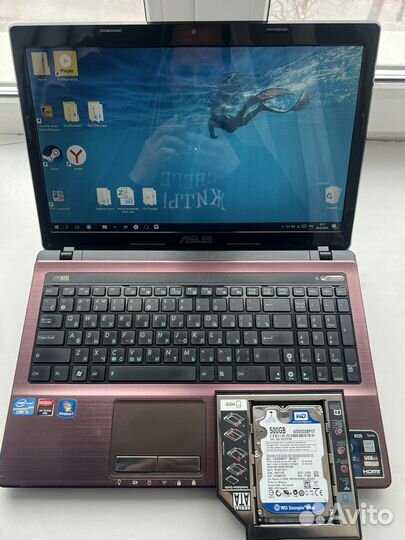 Ноутбук Asus i7/8Gb/SSD