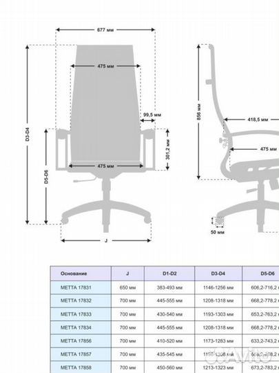 Метта Кресла руководителя