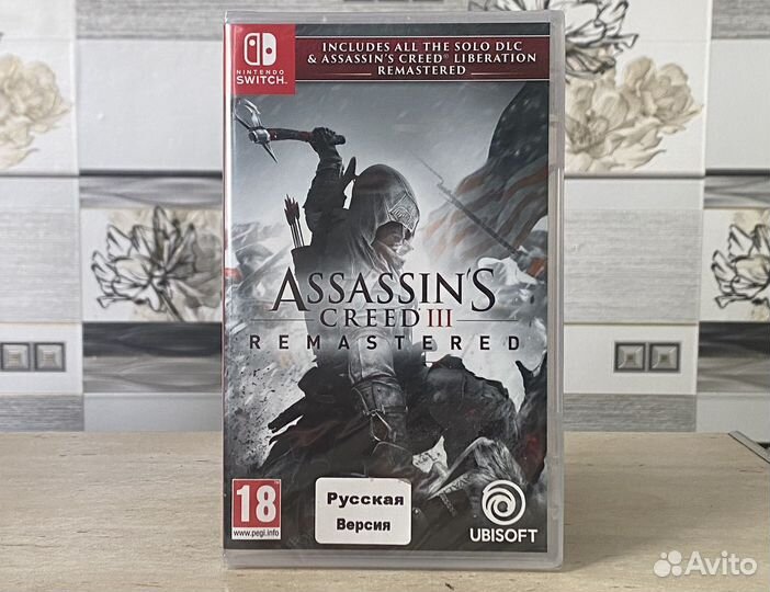 Assassins Creed 3 Remastered (Новый) N Switch
