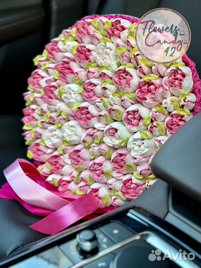 Зефир / тюльпаны / подарки / клубника