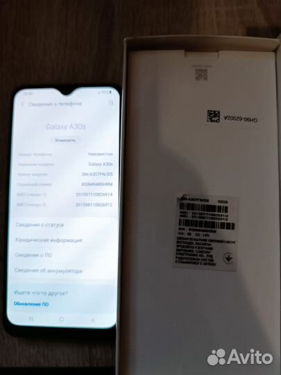 Samsung Galaxy A30s, 3/32 ГБ