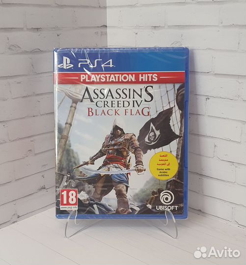 Assassins Creed Black Flag PS4 диск
