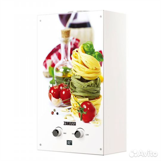 Газовая колонка Zanussi GWH 10 Fonte Glass La Spez