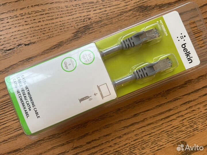 Кабель belkin cat5e networking cable