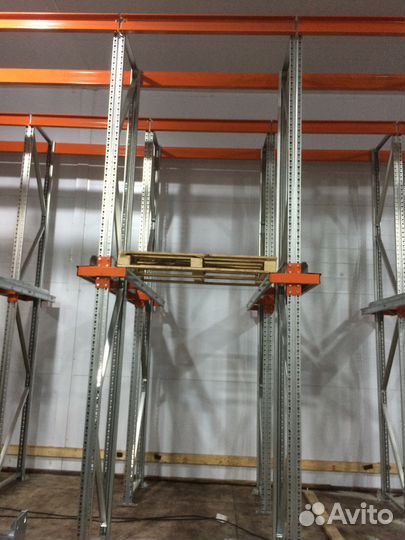 Стеллажи глубинные