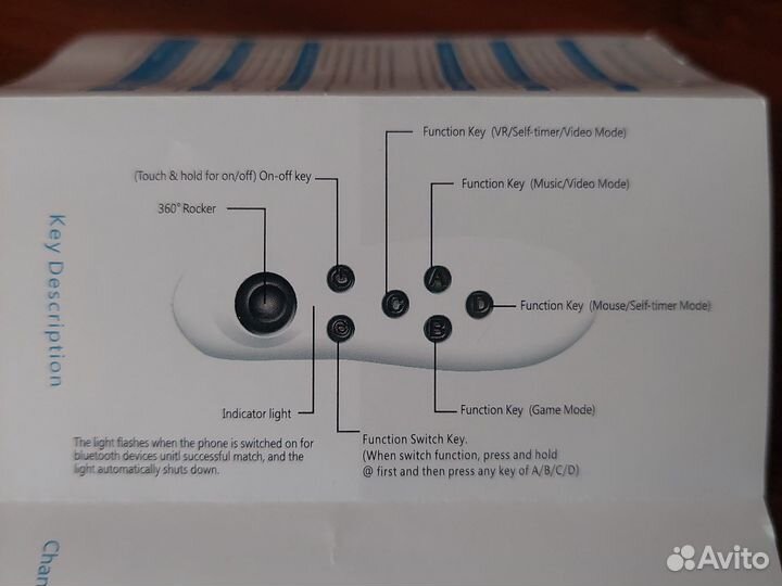 VR Controller Bluetooth манипулятор дл Android ios