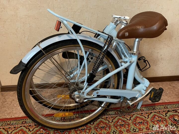 Складной велосипед shulz Krabi Coaster (голубой)