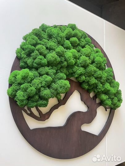 Дерево Из Мха Панно Бонсай (от 38 до 150 см)