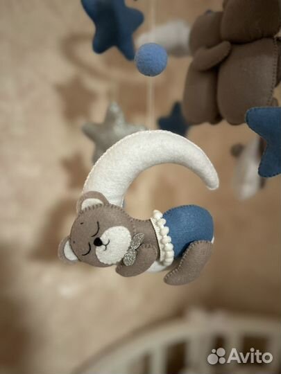 Мобиль из фетра