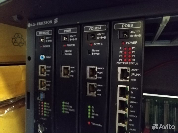 Атс LG-Ericsson ipecs-300 с платами