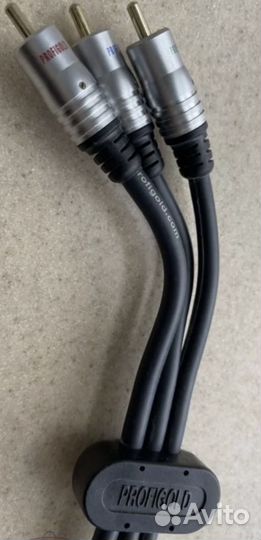 Кабель Scart Profigold 3RCA Composite Video audio)