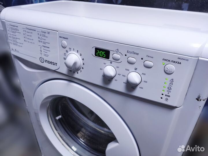 Стиральная машина Индезит с дисплеем