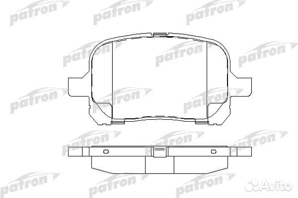 Patron PBP1437 Колодки тормозные дисковые передн L