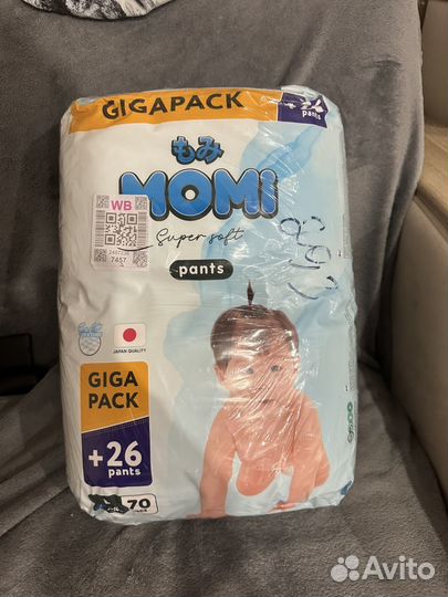 Подгузники momi l