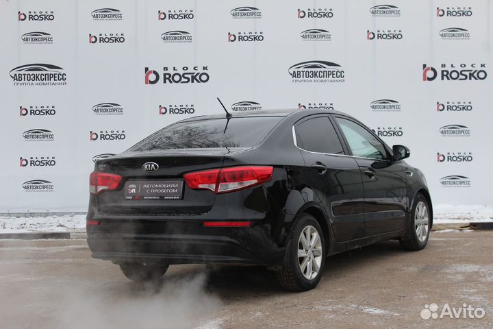 Kia Rio 1.6 AT, 2015, 86 708 км