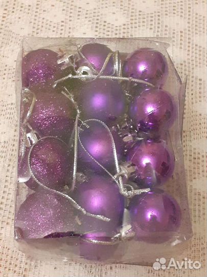 Новогодние украшения на небольшую елочку