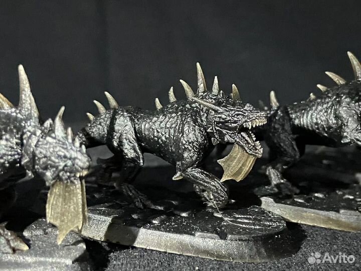 Warhammer, Flesh Hounds, адские псы 10шт 3d печать