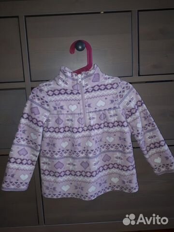 Флисовая кофта детская