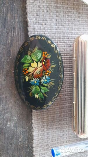 Веер, портсигар, брошь СССР