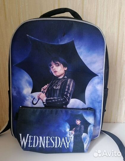 Рюкзак Wednesday (Уэнсдей) школьный