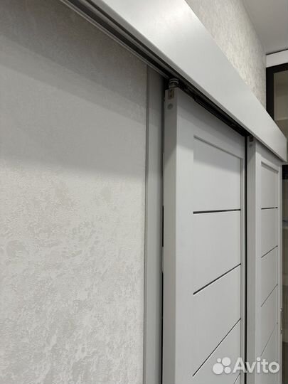 Двери межкомнатные купе (с телескопическим откр)