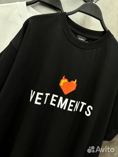 Футболка Vetements - Heart - Oversize