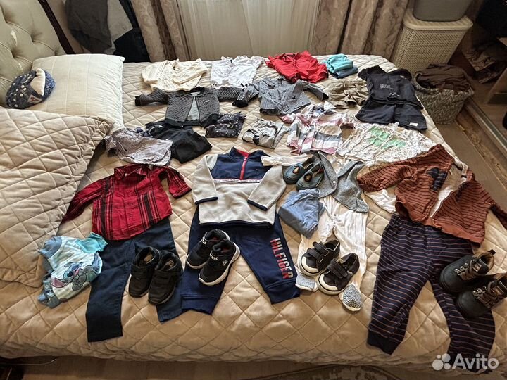 Детская одежда для мальчиков 80 86 пакетом